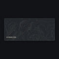 Cathedral Peak Topo Desk Mat, flat view