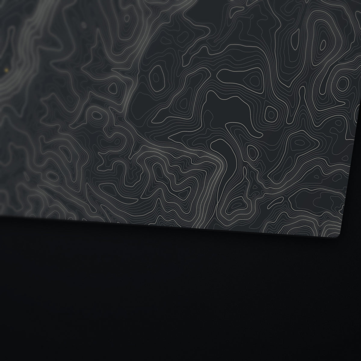 Britton Hill Topo Desk Mat, edge detail