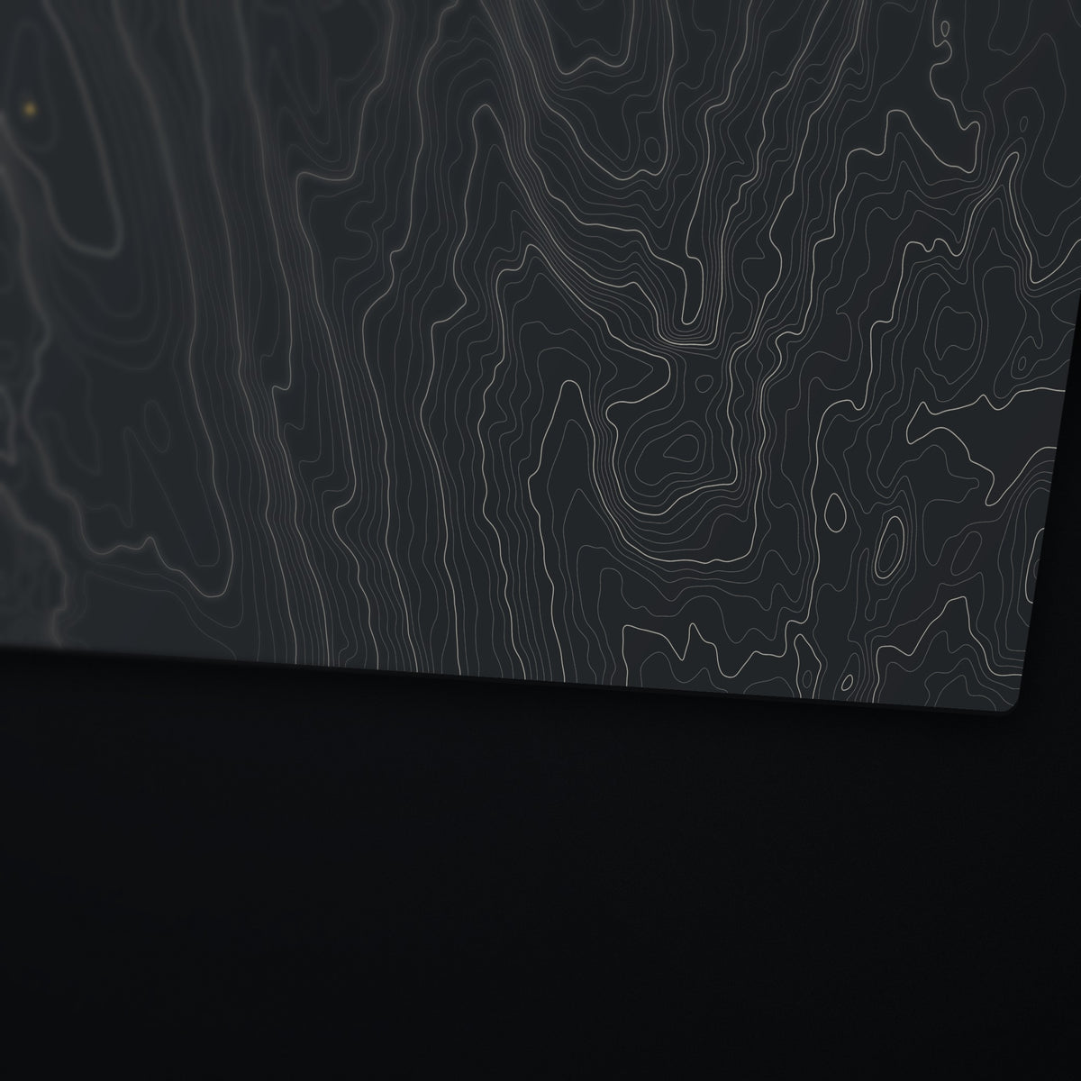 Jerimoth Hill Topo Desk Mat, edge detail