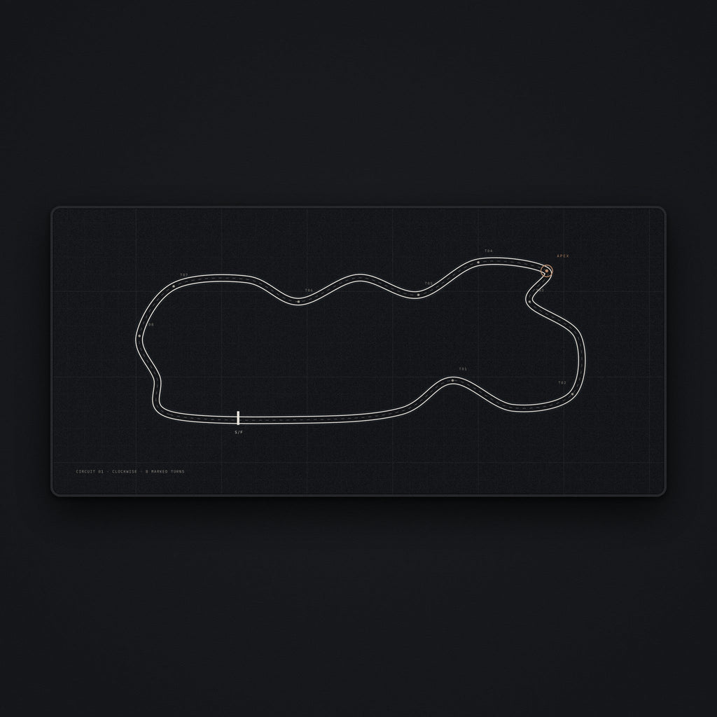 Apex Desk Mat, flat view