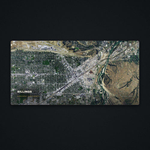 Billings Satellite Desk Mat, flat view