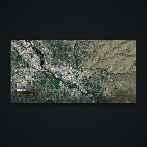 Boise Satellite Desk Mat, flat view