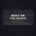 Built on the Bench Desk Mat, flat view