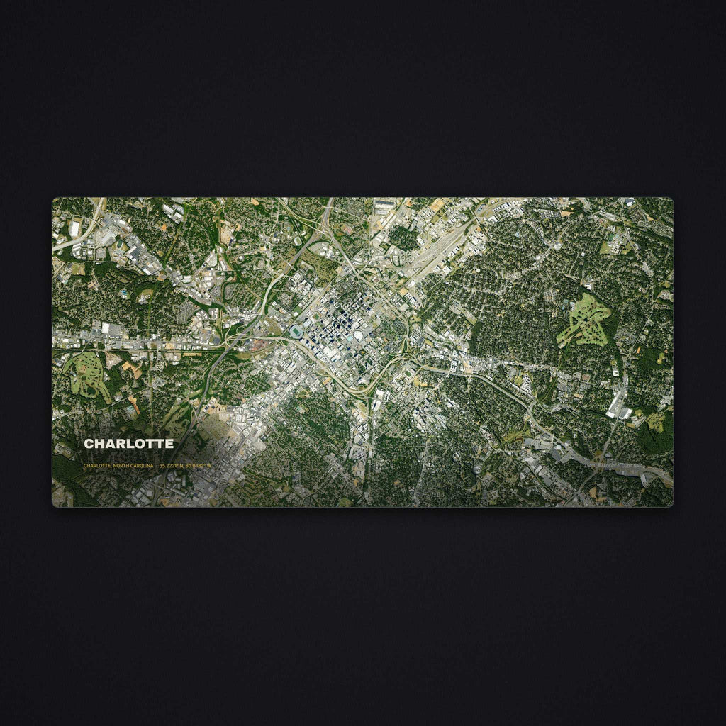 Charlotte Satellite Desk Mat, flat view