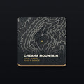 Cheaha Mountain Topo Coaster, flat view