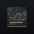 Enchanted Rock Topo Coaster, flat view