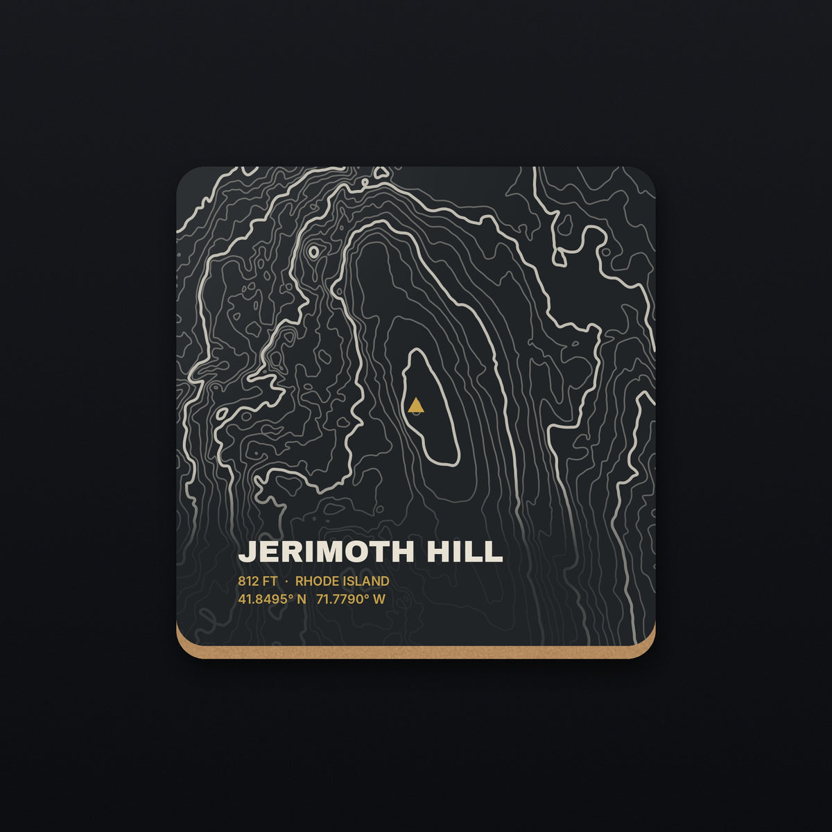 Jerimoth Hill Topo Coaster, flat view