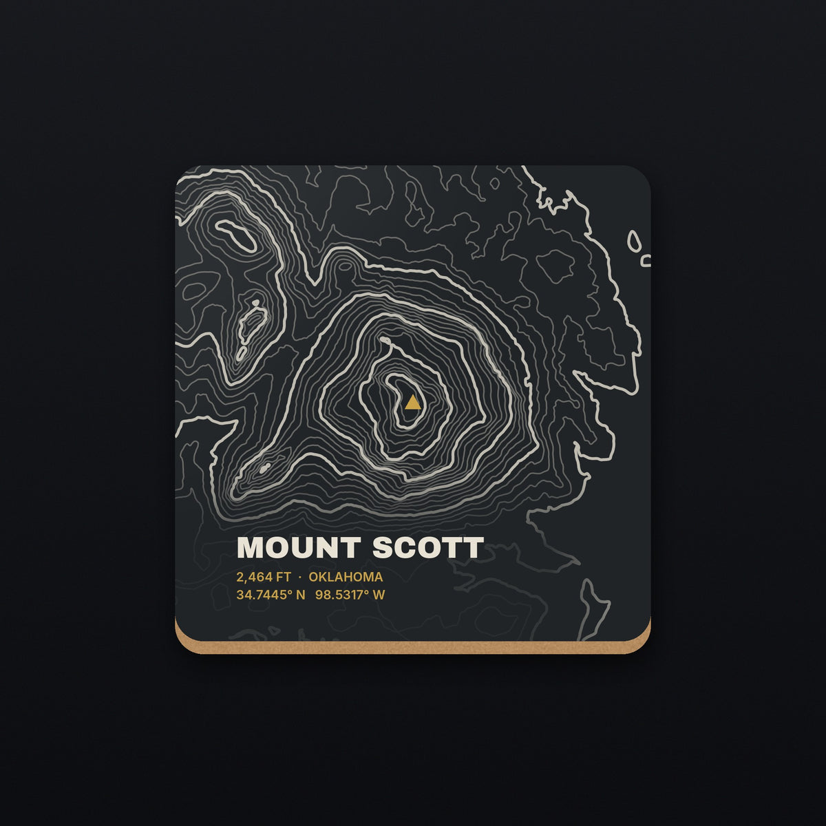 Mount Scott Topo Coaster, flat view