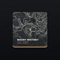 Mount Whitney Topo Coaster, flat view