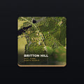 Britton Hill Satellite Coaster, flat view
