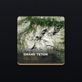Grand Teton Satellite Coaster, flat view