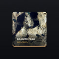 Granite Peak Satellite Coaster, flat view