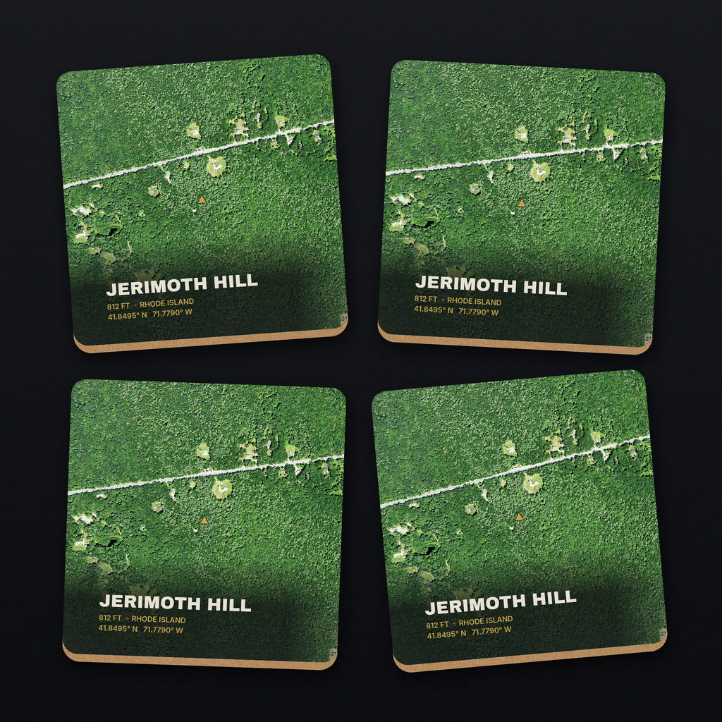 Jerimoth Hill Satellite Coaster Set, all 4 coasters