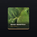 Mount Mansfield Satellite Coaster, flat view