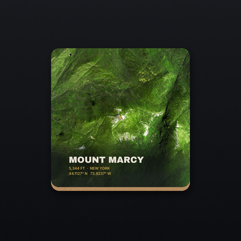 Mount Marcy Satellite Coaster, flat view