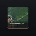 Mount Tammany Satellite Coaster, flat view