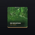 Rib Mountain Satellite Coaster, flat view