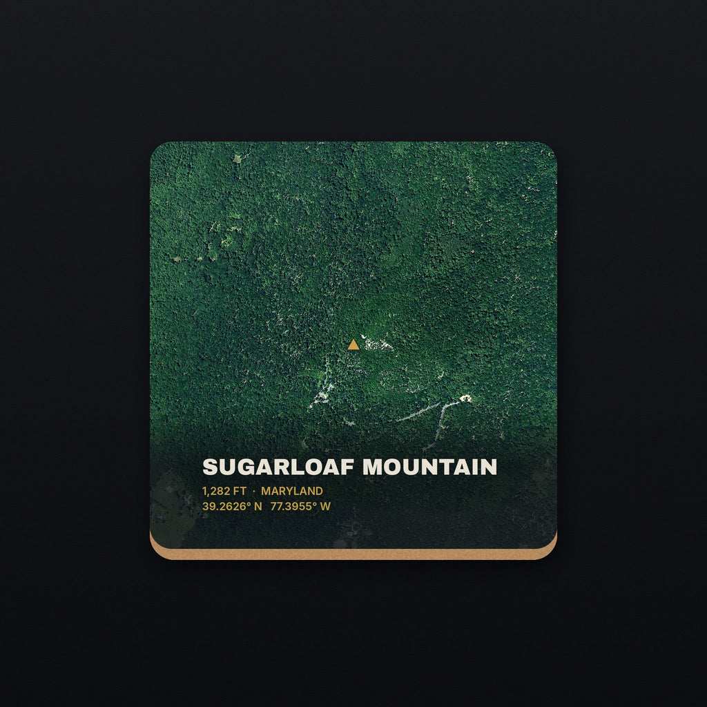 Sugarloaf Mountain Satellite Coaster, flat view