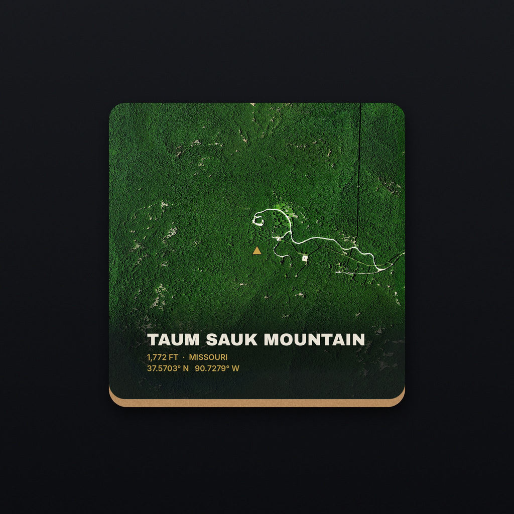 Taum Sauk Mountain Satellite Coaster, flat view