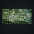 Des Moines Satellite Desk Mat, flat view