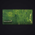 Driskill Mountain Satellite Desk Mat, flat view