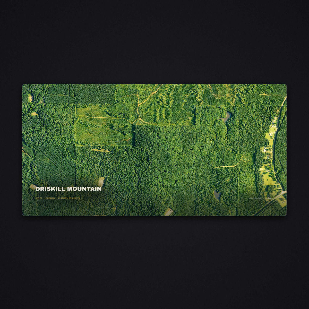 Driskill Mountain Satellite Desk Mat, flat view