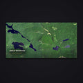 Eagle Mountain Satellite Desk Mat, flat view