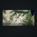 Grand Teton Satellite Desk Mat, flat view