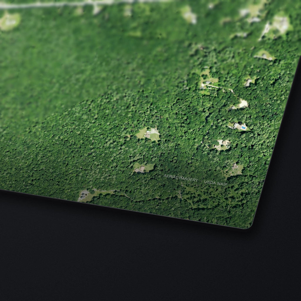 Jerimoth Hill Satellite Desk Mat, edge detail