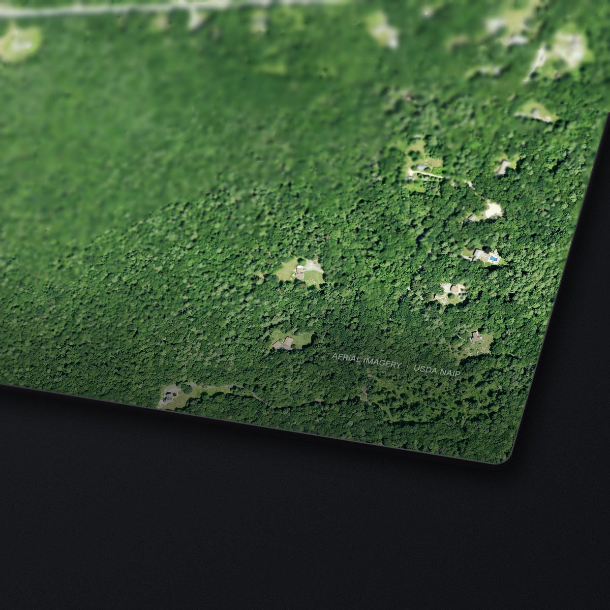 Jerimoth Hill Satellite Desk Mat, edge detail