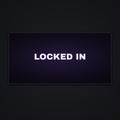 Locked In Desk Mat, flat view