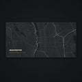 Manchester Street Map Desk Mat, flat view