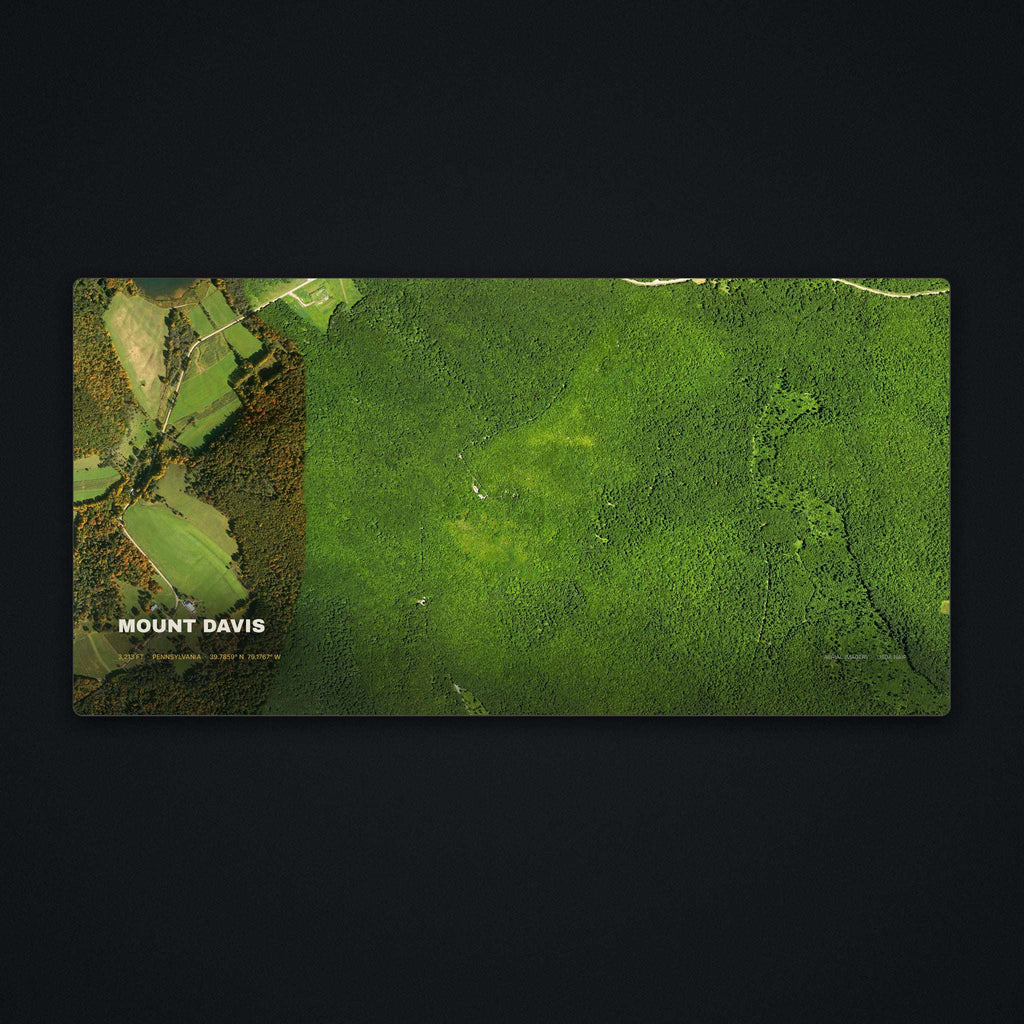 Mount Davis Satellite Desk Mat, flat view