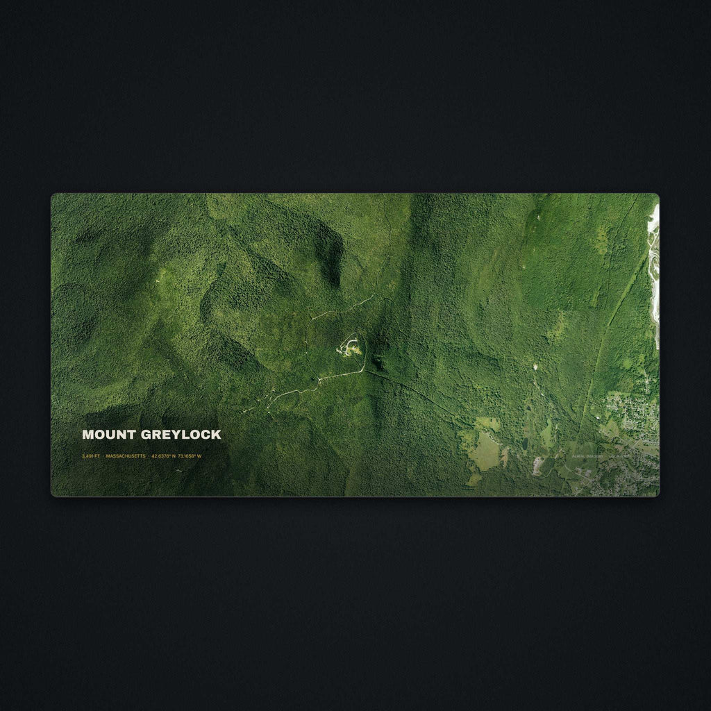 Mount Greylock Satellite Desk Mat, flat view