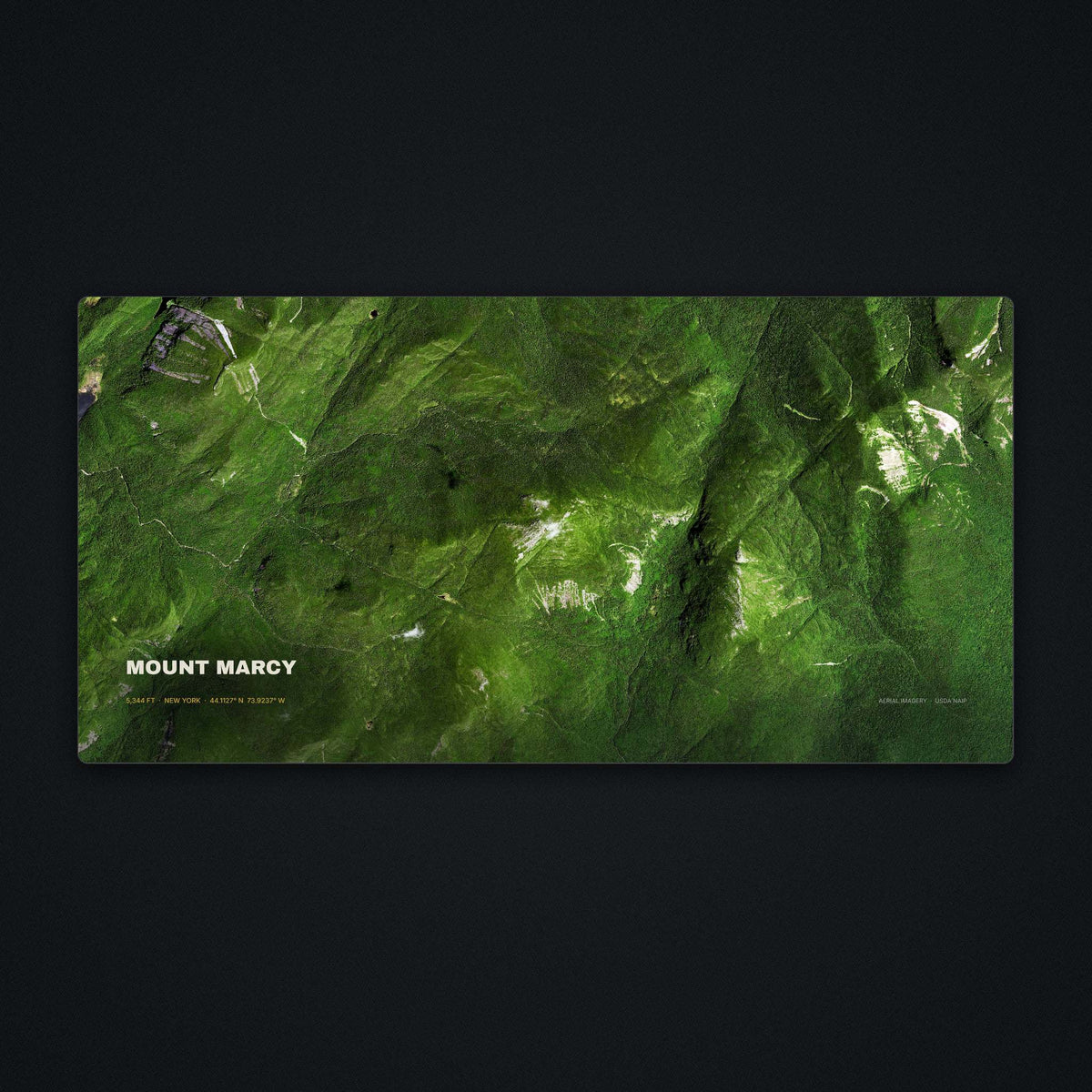 Mount Marcy Satellite Desk Mat, flat view