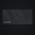 Mount Timpanogos Topo Desk Mat, flat view