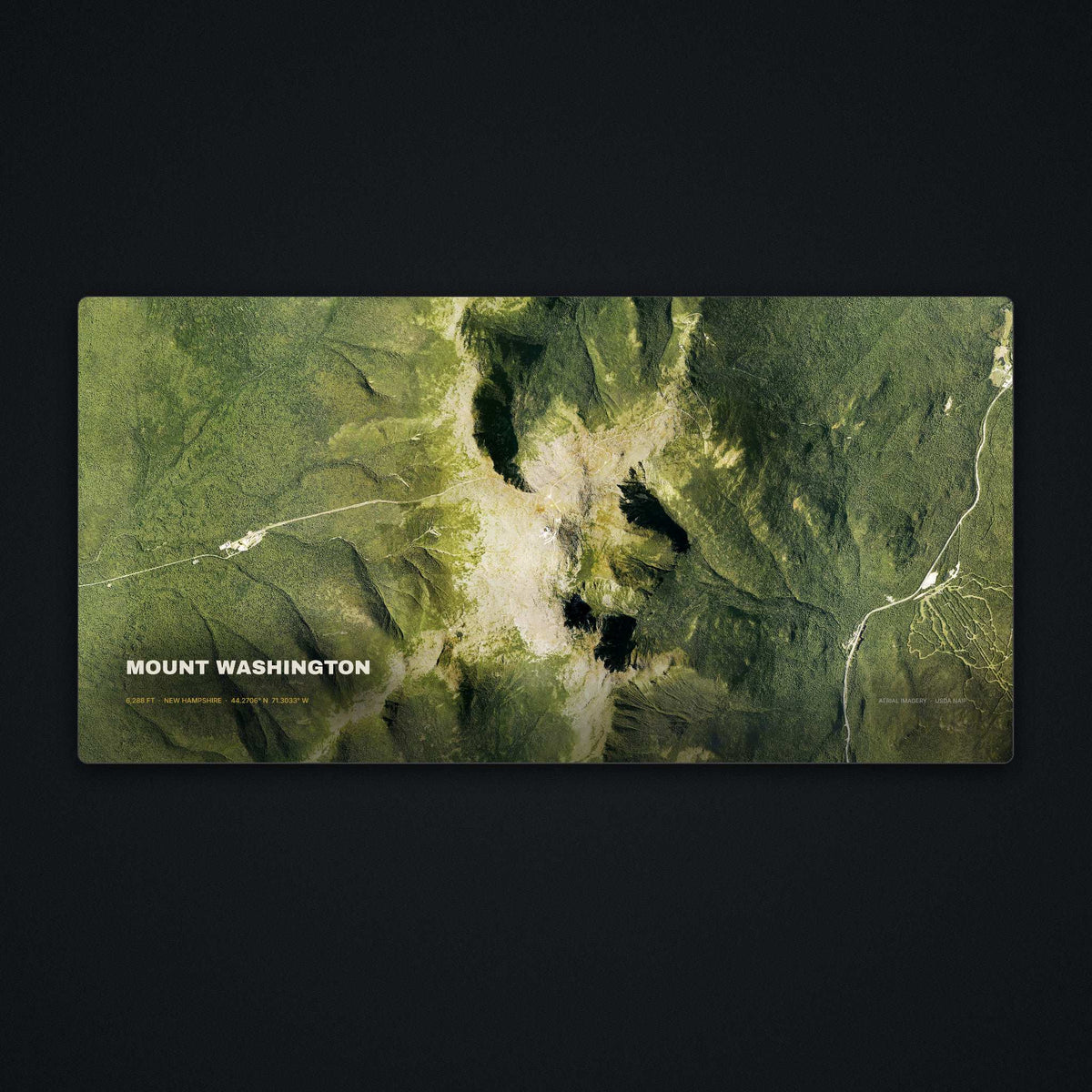 Mount Washington Satellite Desk Mat, flat view