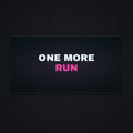 One More Run Desk Mat, flat view