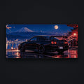 Midnight Overlook Desk Mat, flat view