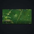 Pinnacle Mountain Satellite Desk Mat, flat view