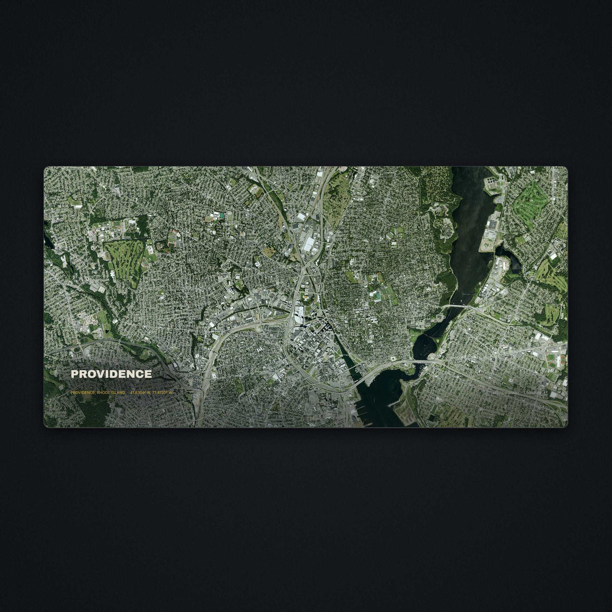 Providence Satellite Desk Mat, flat view