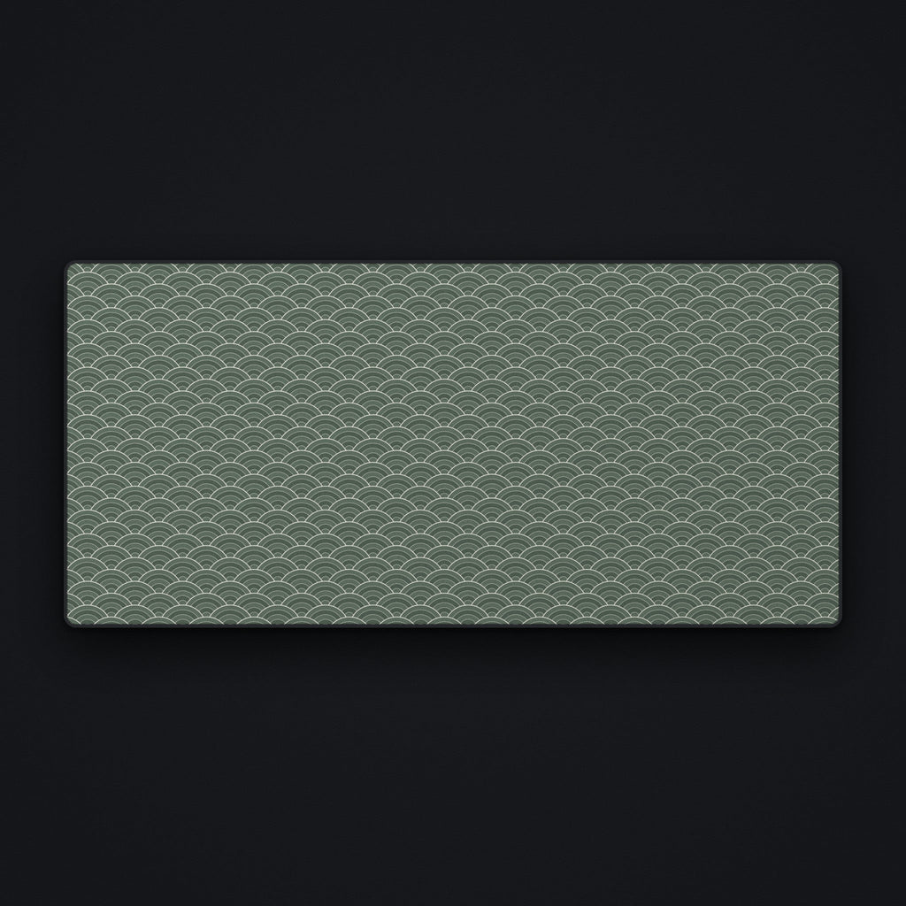 Seigaiha Desk Mat, flat view