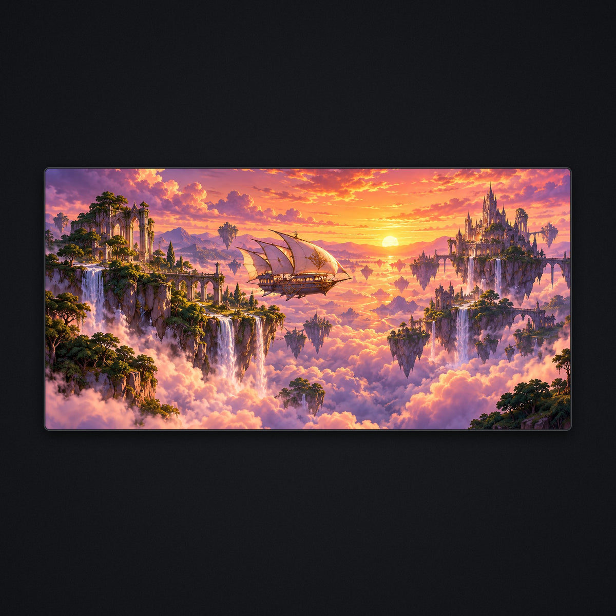 Sky Islands Desk Mat, flat view