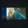 Sleeping Bear Dunes Satellite Desk Mat, flat view