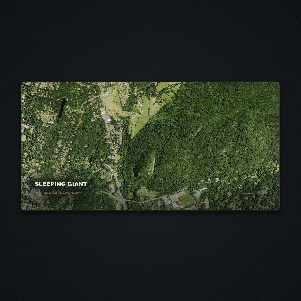 Sleeping Giant Satellite Desk Mat, flat view