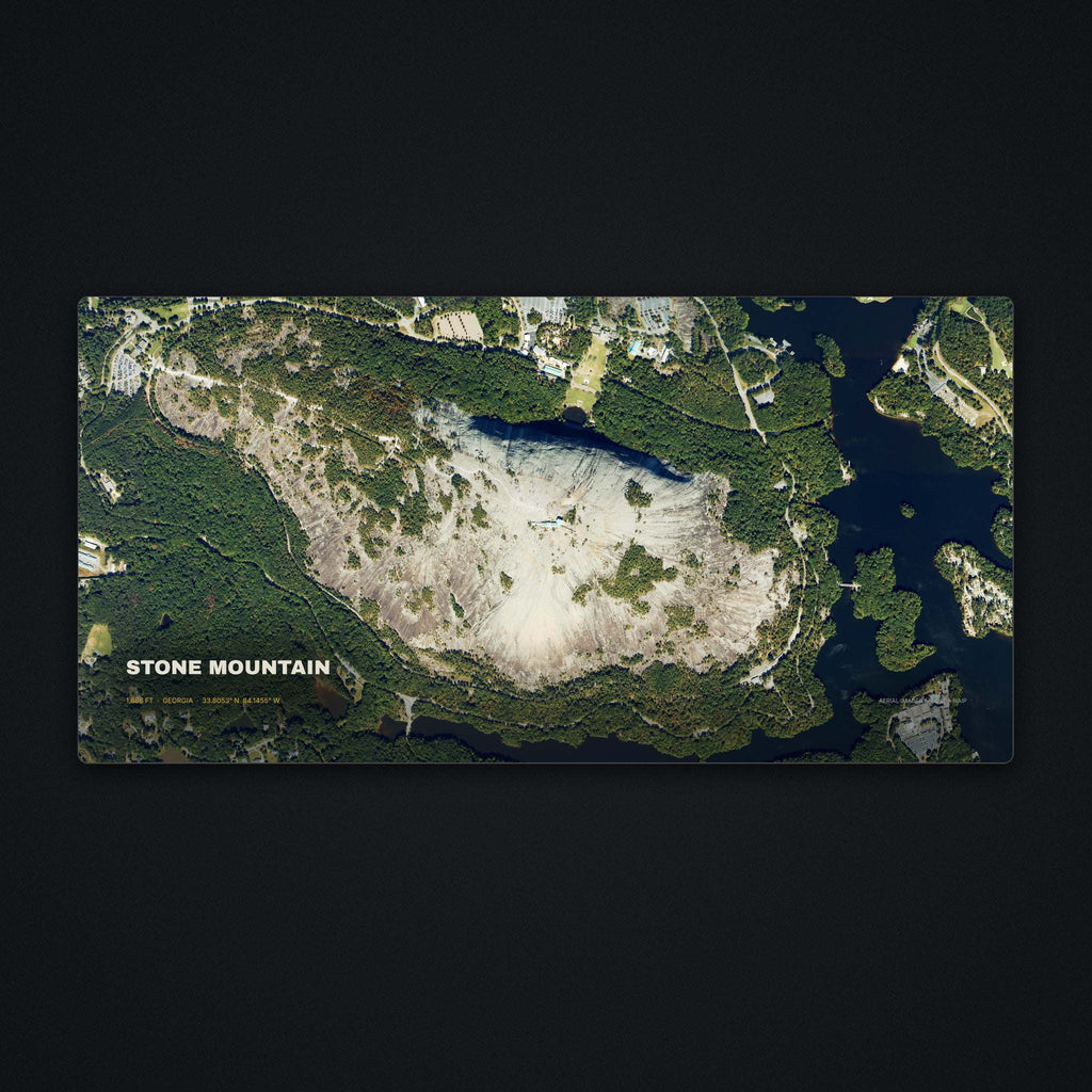 Stone Mountain Satellite Desk Mat, flat view
