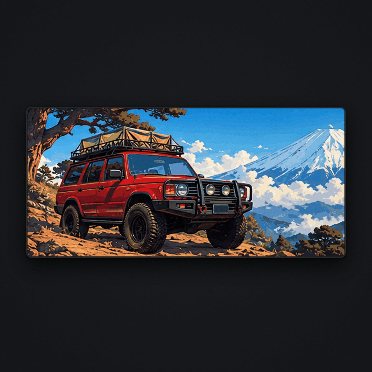 Summit Expedition Desk Mat, flat view