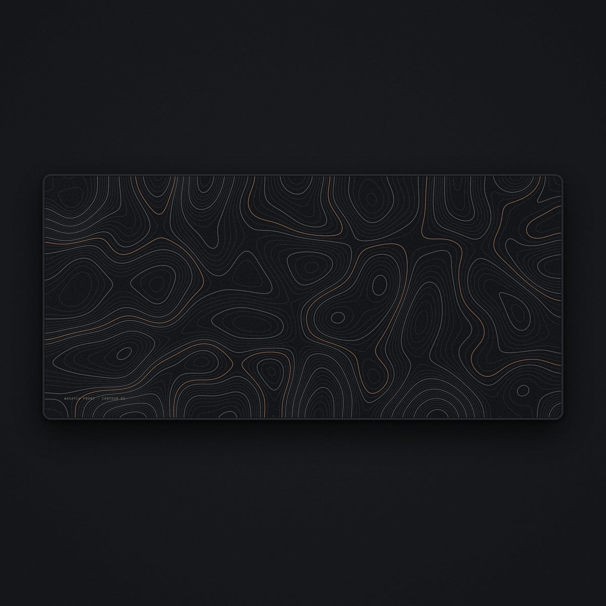 Topo Desk Mat, flat view